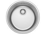 Blanco Rondosol Spüle 513306 46x39cm, Edelstahl Bürstfinish, 3 1/2" Korbventil
