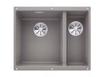 Blanco Subline 340/160-u Spüle 523550 55,5x46cm, PuraDur alumetallic, links, für Unterbau