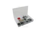 HAAS Oha Dichtungs-Sortiment 7307 125 Stück, 270x180x42mm, für Kunststoff-/Metall-Siphons, transparent