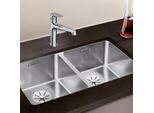 Blanco Andano 340/340-u Spüle 522983 74,5x44cm, Edelstahl Seidenglanz, für Unterbau