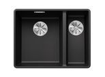 Blanco Subline 340/160-f Spüle 523568 55,2x42,7cm, PuraDur anthrazit, links, für Unterbau