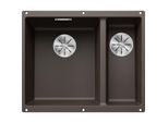 Blanco Subline 340/160-u Spüle 523557 55,5x46cm, PuraDur cafe, links, für Unterbau