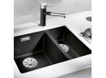 Blanco Subline 340/160-u Spüle 523548 55,5x46cm, PuraDur anthrazit, links, für Unterbau