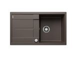 Blanco METRA 5 S Spüle 515041 86 x 50 cm, PuraDur cafe, reversibel, Ablauffernbedienung mit Drehbetätigung