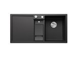 Blanco Collectis 6 S Silgranit Spüle 523344 100x51 cm, anthrazit, Becken rechts, mit Ablauffernbedienung/Zubehör