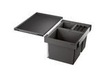 Blanco Abfallsystem 521473 3 Behälter, mit Systemdeckel, 1x 30 l, 2x 8 l, Eimerdeckel 8 l