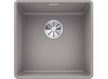 Blanco Subline 400-f Spüle 523496 42,7x42,7cm, PuraDur alumetallic, für Unterbau