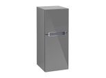 Villeroy & Boch Subway 2.0 Seitenschrank A7140RFP 35,4x85,7x37cm, links, Griff silbermatt, silbergrau, glossy grey