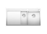 Blanco Claron 6 s-if Spüle 521645 100x51cm, Edelstahl, rechts, PushControl Ablauffernbedienung