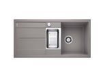 Blanco Spüle 513045 100x50cm, PuraDur alumetallic, reversibel, mit Ablauffernbedienung/Zubehör