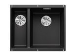 Blanco Subline 340/160-u Spüle 523558 55,5x46cm, PuraDur anthrazit, rechts, für Unterbau