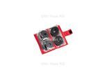 HAAS Membranen-Sortiment 7800 25 Stück, für Spülkasten, aufklappbares Etui, Taschenformat, rot