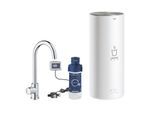 Grohe Red Mono Küchenarmatur 30080001 chrom, L-Size, C-Auslauf, mit Boiler