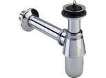 Viega Flaschengeruchsverschluss 102845 G 1 1/4x32mm, Messing verchromt, Universalventil