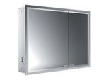 Emco Asis Prestige 2 Unterputz-Lichtspiegelschrank 989707105 915x666mm, breite Tür links, ohne lightsystem