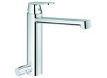 Grohe Eurosmart Küchenarmatur 30195000, chrom Cosmopolitan, mittelhoher Auslauf, Absperrventil