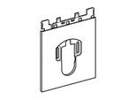 Geberit Designplatte Sela 242903SI1 unten Glas weiß