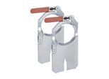 Geberit Aufspannplatten-Set 359819001 verchromt, DN 125, Ø 125mm, für Schweißmaschine