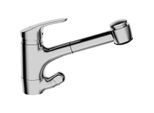 Hansa Küchenarmatur Hansamix 01392183 235 mm, ausziehbare Brause, mit Absperrventil