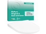 hansgrohe EluPura Original S WC-Sitz 60148450 mit SoftClose und QuickRelease, weiß