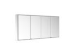 Keuco Royal Modular 2.0 Spiegelschrank 800401160100500 1600 x 700 x 160 mm, 2 Steckdosen, 2 Doppel-USB-Ladestellen, Wandvorbau, 4-türig
