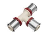 KAN-therm KAN-press 6in1 T-Stück 1009257007 16 mm, PPSU, mit Presshülse