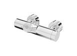 Schell Vitus Brause-Thermostat 002150699 CVD, Batteriebetrieb, mit Magnetventil 6 V, verchromt