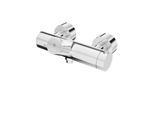 Schell Vitus Brause-Thermostat 002170699 CVD, mit Magnetventil 6 V, Mischwasser, verchromt