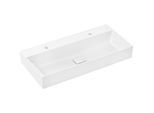 hansgrohe Xevolos E Waschtisch 61110450 1000x480mm, 2 Hahnlöcher, ohne Überlauf, SmartClean, weiß