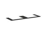 hansgrohe Xelu Q Konsole 54112910 1560 x 550 mm, 2 Ausschnitte 600 x 480 mm, diamantgrau matt