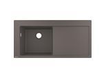 hansgrohe Einbauspüle 43330290 1050 x 510 mm, 1 Hauptbecken links, Abtropffläche, steingrau