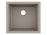 hansgrohe Unterbauspüle 43431380 500 x 450 mm, 1 Hauptbecken, betongrau