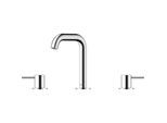 Duravit Circle 3-Loch-Waschtischarmatur CE1060005010 Ausladung 140mm, ohne Zugstange Ablaufgarnitur, chrom