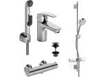 Hansa Hansapinto Brauseset-Thermostat 45520080 chrom