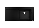 hansgrohe Einbauspüle 43314170 1050 x 510 mm, 1 Hauptbecken rechts, Abtropffläche, graphitschwarz