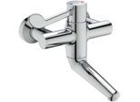 Ideal Standard CeraPlus 2 Wand-Waschtisch-Thermostat A6702AA nicht absperrbar, DN 15, Ausladung 256 mm, chrom