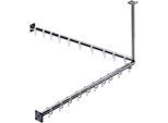 Emco System 2 Duschvorhang-Set 358700122 chrom, 1000 mm