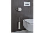 Herzbach Living Toilettenbürstengarnitur 36.810000.1.14 Wandmontage, Edelstahlfinish