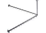 Emco System 2 Duschvorhang-Set 358700123 chrom, 1200 mm