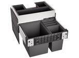 Blanco Abfallsystem 526210 3 Behälter, mit Organisationsschublade, 1 x 30 l und 2 x 8 l