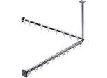 Emco System 2 Duschvorhang-Set 358700121 chrom, 900 mm