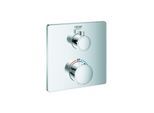 Grohe Grohtherm Fertigmontageset 24079000 chrom, Unterputz-Brause-Thermostat mit 2-Wege-Umstellung