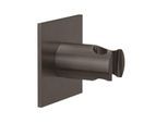 Herzbach Design iX PVD Wandhalter 21.994100.2.40 Black Steel, Rosette 70x70mm