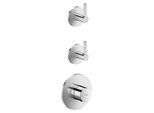 hansgrohe AXOR One Thermostatmodul 48722000 Unterputz, 2 Verbraucher, mit Hebelgriff, chrom