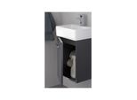 Artiqua Serie 831 Waschtischunterschrank 831-WUT-CM01-R, weiss-glanz, rechts