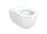 Geberit Acanto Wand-Tiefspül-WC-Set 502996001 36x38,5x53,5cm, 4,5 l, geschlossen, mit Sitzring, weiß