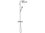 hansgrohe AXOR One Duschsystem mit Thermostat und Duschkopf 280 48795000 Unterputz, Fertigmontageset, 1 Strahlart wassersparend, EcoSmart, 8 l/min, chrom