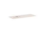 hansgrohe Xilesa E Konsole 54278780 1375x550mm, ohne Hahnloch, Ausschnitt links, sandbeige matt