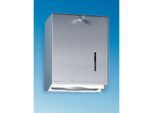 CWS Universal Handtuchspender 903110500 Aluminium eloxiert, mit Zylinderschloss, für 750 Blatt