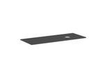hansgrohe Xilesa E Konsole 54279760 1375x550mm, ohne Hahnloch, Ausschnitt rechts, schiefergrau matt